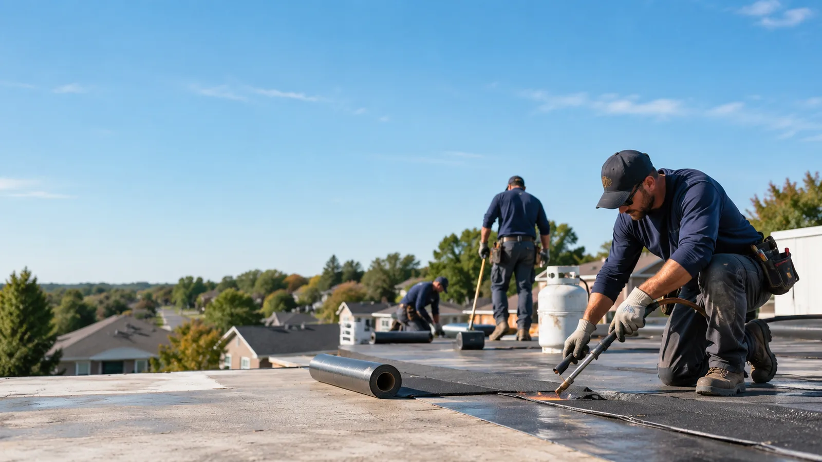 Flat Roof Leak Repair providers in Cropsey, IL